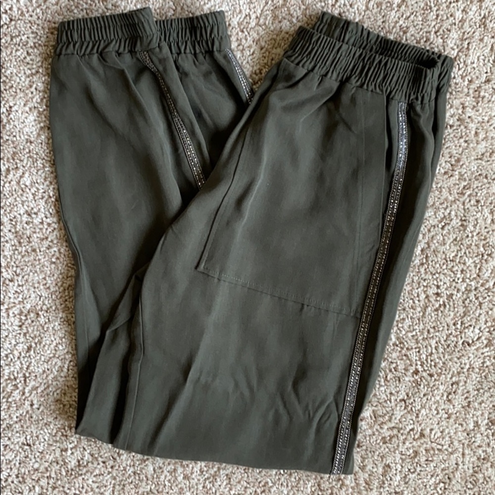 Zara army green jogger